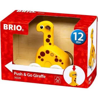 Jucarie Brio Push  Go - Girafa