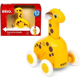 Jucarie Brio Push  Go - Girafa