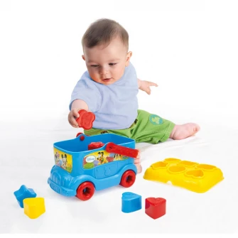Jucarie Clementoni Autobuz de sortat forme - Disney Mickey Mouse