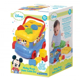 Jucarie Clementoni Autobuz de sortat forme - Disney Mickey Mouse