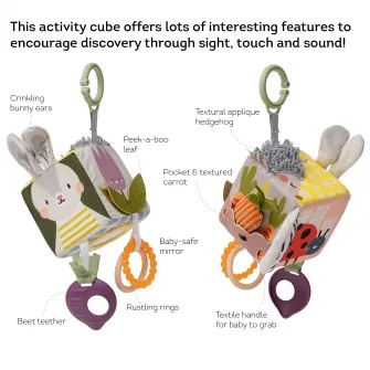 Jucarie Cub, Taf Toys, Urban Garden, Multicolor, 0L+