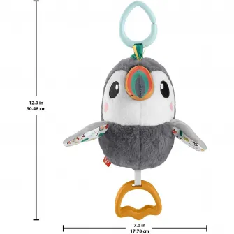 Jucarie de plus Fisher Price - Tucan, cu agatatoare