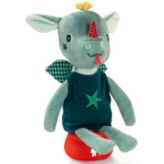 Jucarie de plus Lilliputiens - Dragonul Joe, cu sac de dormit
