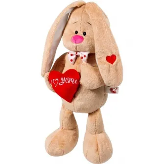 Jucarie de plus Stip - Iepuras cu inimioara, 35 cm