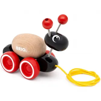 Jucarie de tras din lemn Brio - Furnica