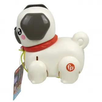 Jucarie de tras Fisher Price - Catel interactiv, cu miscari si sunete