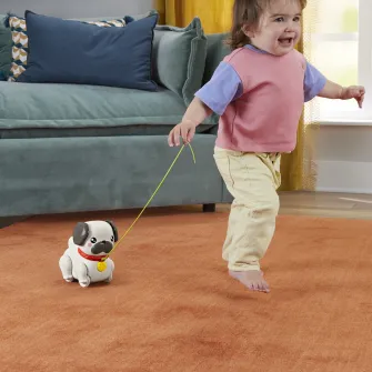 Jucarie de tras Fisher Price - Catel interactiv, cu miscari si sunete