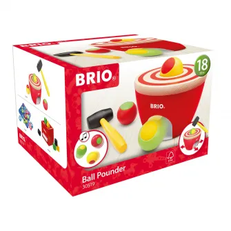 Jucarie din lemn Brio - Banc cu Ciocanel si Bile