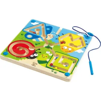 Деревянная игрушка Hape - Магнитный Лабиринт, Насекомые