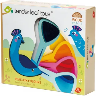 Деревянная игрушка Tender Leaf Toys - Красочный павлин
