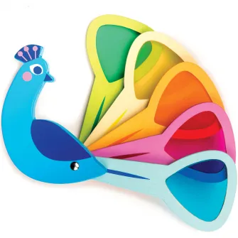 Деревянная игрушка Tender Leaf Toys - Красочный павлин