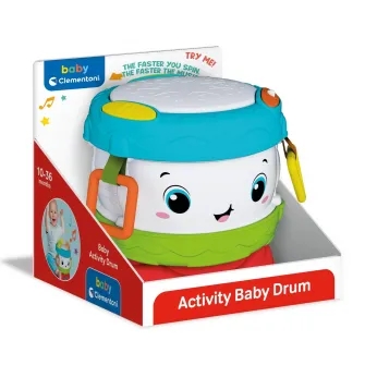 Jucarie interactiva Baby Clementoni - Baby Drum, Toba