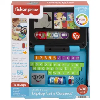 Jucarie interactiva Fisher Price - Laptop, limba romana