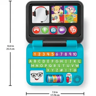 Jucarie interactiva Fisher Price - Laptop, limba romana