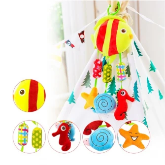 Jucarie pentru patut si carucior Mappy Ocean Fish