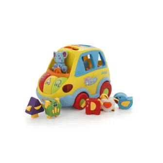 Jucarie sortare Mappy - Smart Bus, cu forme, lumini si sunete