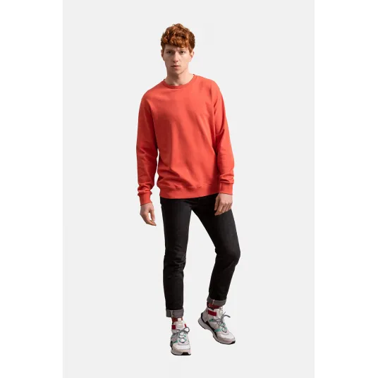 KAFT, Bluza sport unisex de bumac, Corai, 2XL