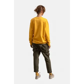 KAFT, Bluza sport unisex de bumbac, Galben sofran, M
