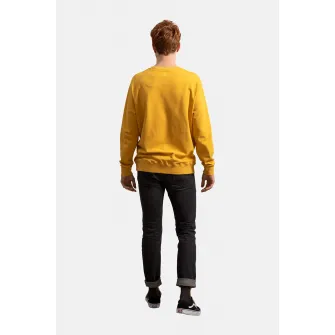 KAFT, Bluza sport unisex de bumbac, Galben sofran, M
