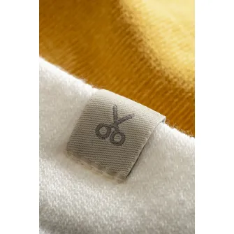 KAFT, Sosete lungi unisex cu logo discret, Alb, Galben, Gri, S
