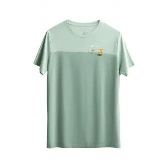 KAFT, Tricou unisex cu doua nuante, Verde menta, XS
