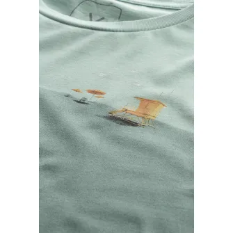KAFT, Tricou unisex cu doua nuante, Verde menta, XS