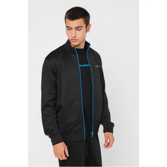 Karl Lagerfeld, Bluza de trening cu buzunare oblice, Negru, S
