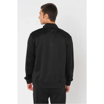 Karl Lagerfeld, Bluza de trening cu buzunare oblice, Negru, S