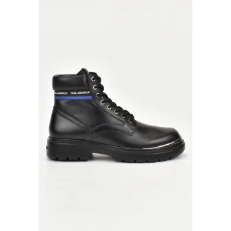 Karl Lagerfeld, Ghete din piele, Negru, 42