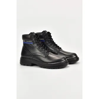 Karl Lagerfeld, Ghete din piele, Negru, 42