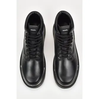 Karl Lagerfeld, Ghete din piele, Negru, 42