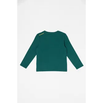 KARL LAGERFELD KIDS, Bluza de trening cu imprimeu logo, Verde, 108 CM