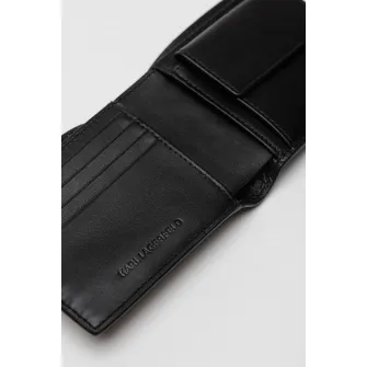 Karl Lagerfeld, Portofel pliabi din piele, Negru