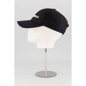 Karl Lagerfeld, Sapca ajustabila cu logo Essential, Negru, Alb optic