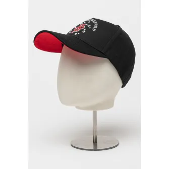 Karl Lagerfeld, Sapca cu logo LNY, Rosu, Negru, Alb optic