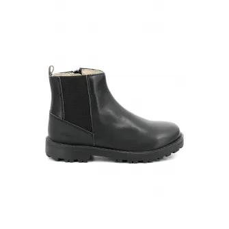 Kickers kids, Ghete de piele, Negru, 24 EU