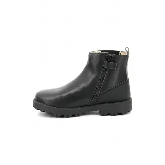 Kickers kids, Ghete de piele, Negru, 24 EU