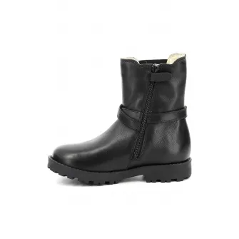 Kickers kids, Ghete de piele, Negru, 24 EU