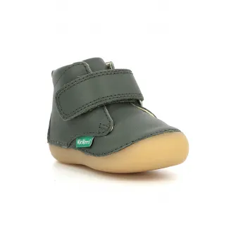 Kickers kids, Ghete din piele Sabio, Kaki, 18 EU
