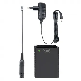 Kit acumulator PNI PB-HP62 Li-Ion 1500mAh plus alimentator 230V iesire 8.4V si antena BNC pentru statie PNI Escort HP 62