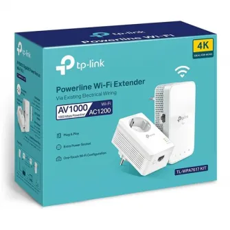 Kit Adaptor Powerline Tp-Link TL-WPA7617 KIT, AV1000 Gigabit