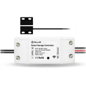 Kit control usa garaj WiFi Smart Tellur, Alb