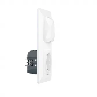 Kit de baza inteligent Gateway Legrand L752196, Wi-Fi, Zigbee + Priza 16A cu monitorizare consum + Intrerupator Wi-Fi