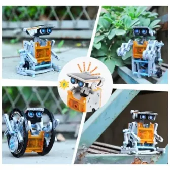Kit de constructie roboti Mappy 12in1 - K200, incarcare solara