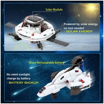 Kit de constructie roboti Mappy Solar Fleet 6in1 - K201