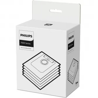 Kit de inlocuire pentru aspiratoarele robot Philips seria 7000, pachet 5 saci de praf (3.0L) compatibili cu modelul XU7100