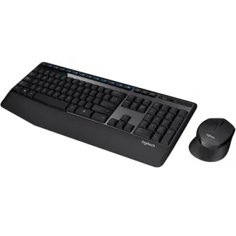 Kit Mouse Wireless Logitech + Tastatura MK345, Black
