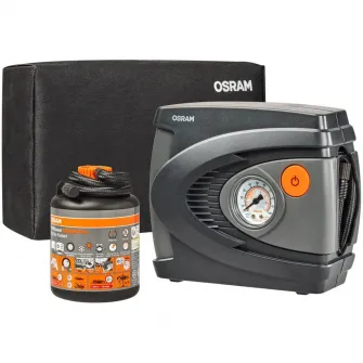 Kit pana, Osram OTSK6ESN , include o sticla de 450 ml de sigilant pentru anvelope si un dispozitiv de umflare anvelope analog premium