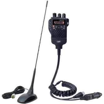 CB PNI Escort HP 62 Radio Station Kit и PNI Extra 48 Antenna с включенным магнитом, ASQ, усилением RF