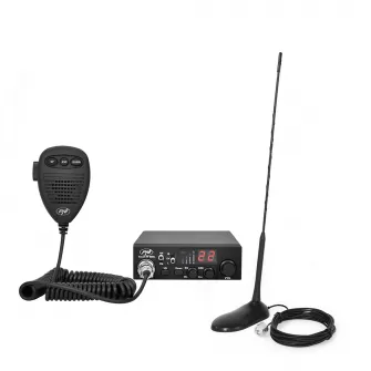 Комплект радиостанции CB PNI ESCORT HP 8000L ASQ + антенна CB PNI Extra 45 с магнитом